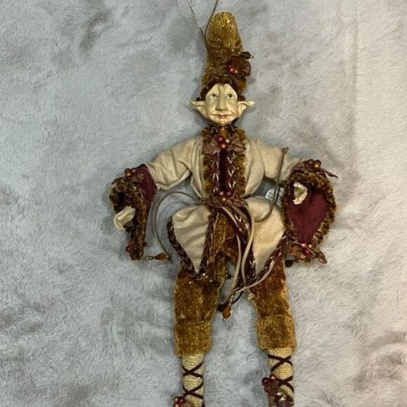 Mark Roberts Vintage Pose able Christmas Holiday Fairy Big Ear Elf - Picture 1 of 4